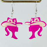 Geometric Shape Acrylic Dangle Earrings 
