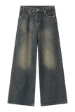 Wide Leg Jeans with Pockets 