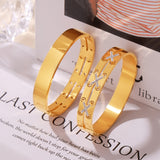 18K Gold-Plated Czech Diamond Bracelet 