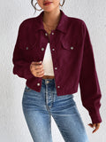 Honey Snap Down Long Sleeve Jacket 