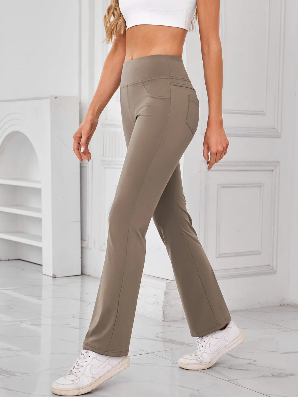 Lovelet High Waist Active Pants with Pockets 