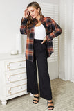 Mandy Plaid Dropped Shoulder Shirt 