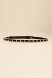 PU Chain Skinny Belt 