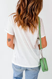 Full Size Ghost Round Neck Short Sleeve T-Shirt 