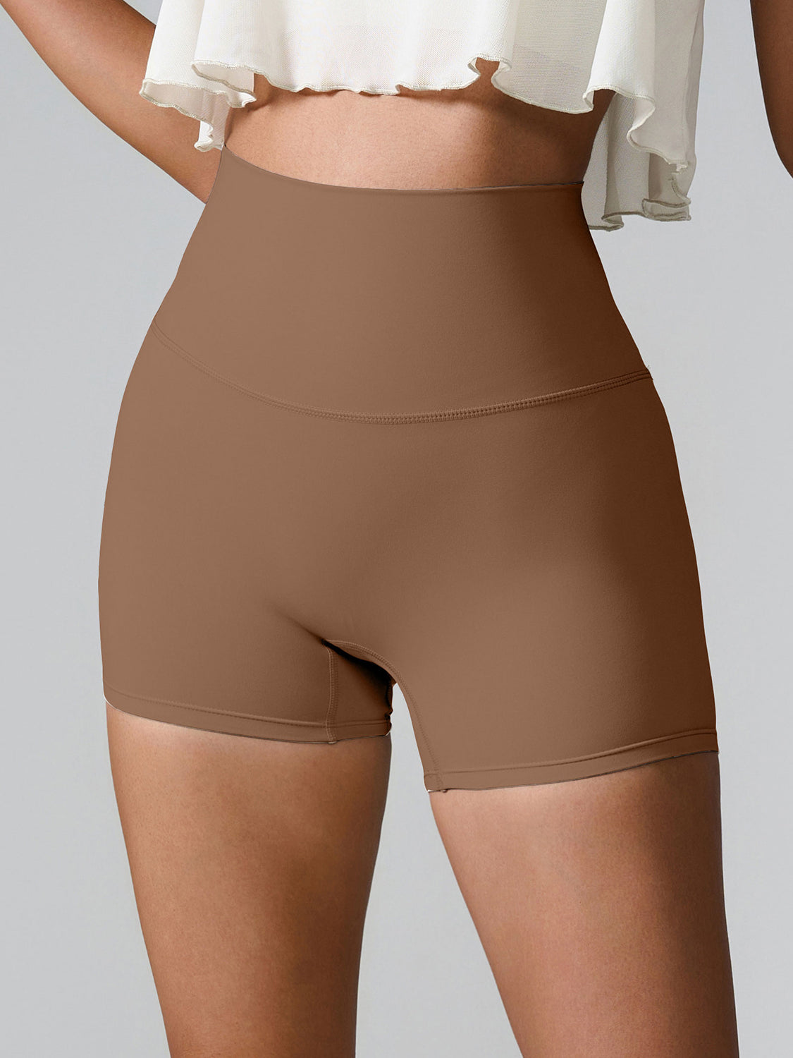 High Waist Active Shorts 