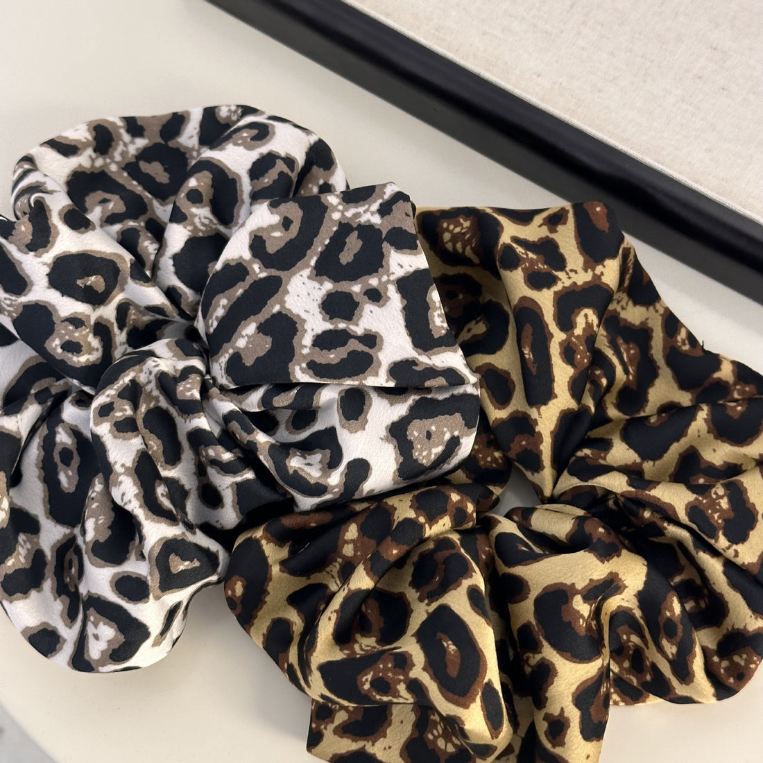 Leopard Elastic Hair Scrunchy 