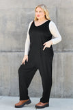 Double Take Full Size Sleeveless Straight Jumpsuit 