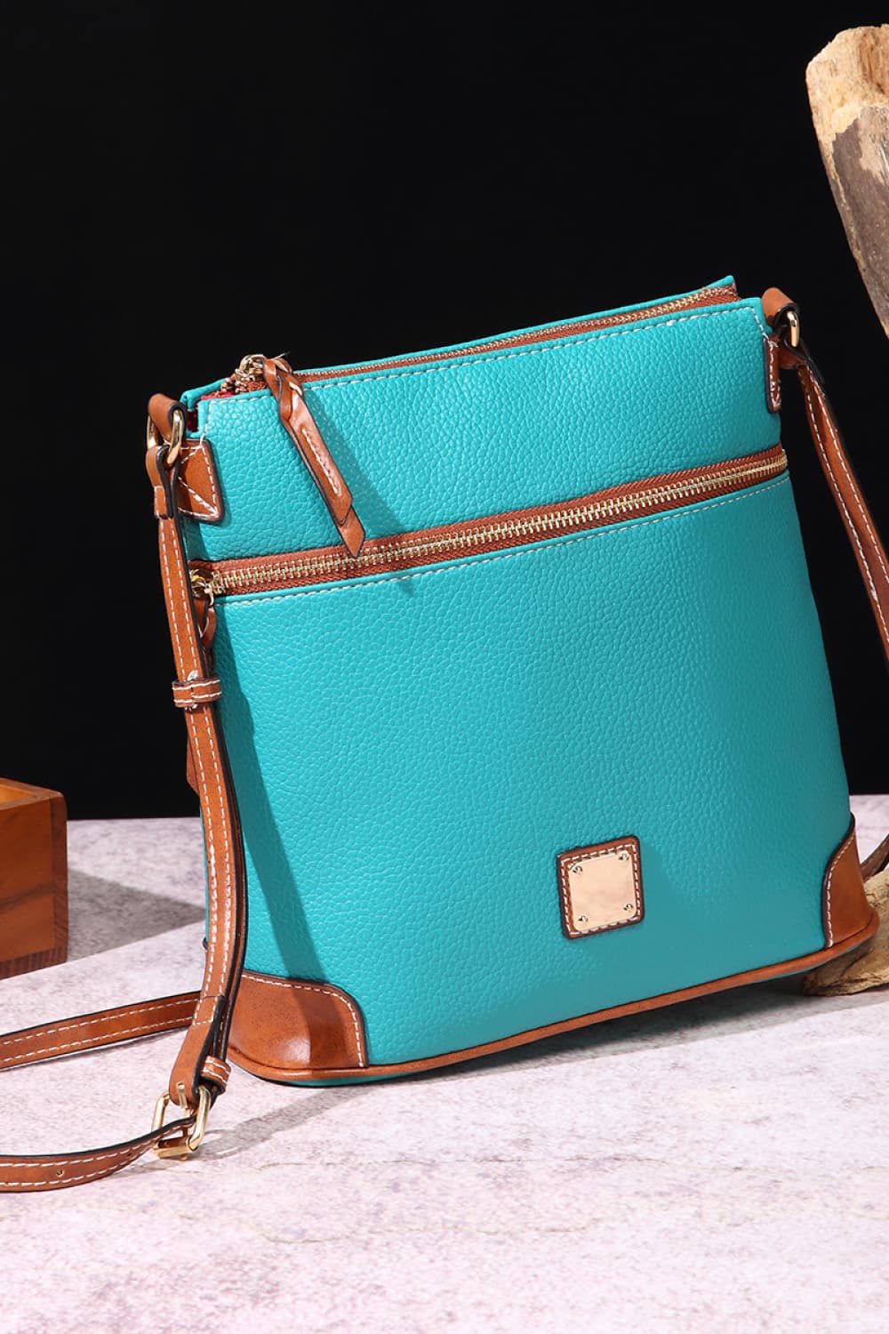 PU Leather Crossbody Bag 