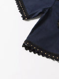 Short Sleeve Shirt and Skirt Set Two Piece Dresses