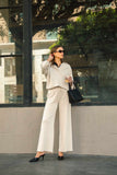 Umgee Full Size Drawstring Wide Leg Pants with Pockets 