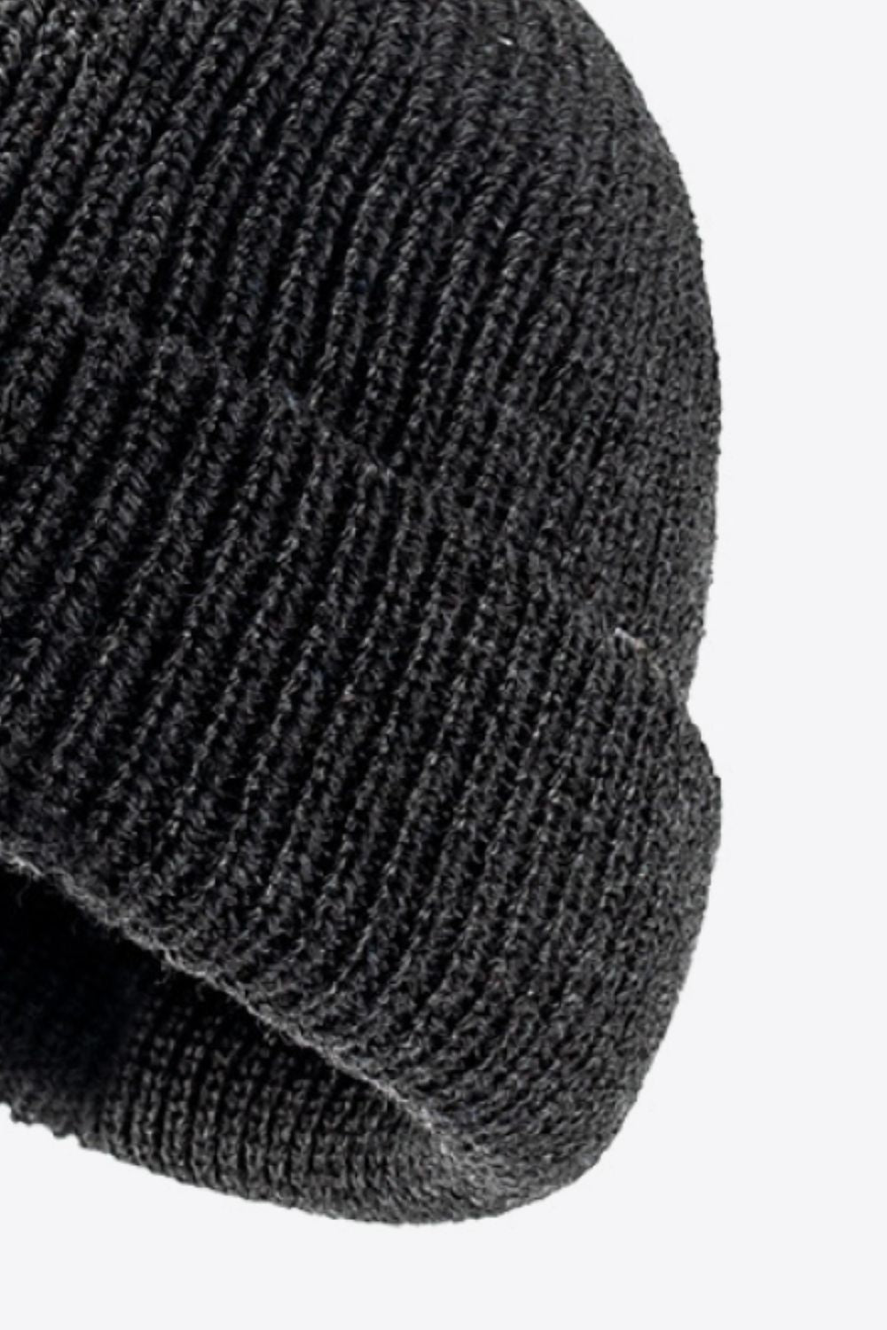 Calling For Winter Rib-Knit Beanie 