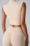 Mock Neck Active Tank 