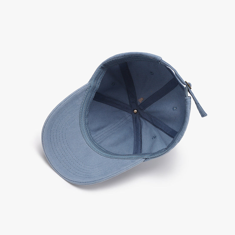 Distressed Cotton Baseball Cap 