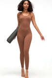 Crisscross Wide Strap Active Jumpsuit 