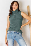Basic Bae Full Size Ribbed Turtleneck Tank 