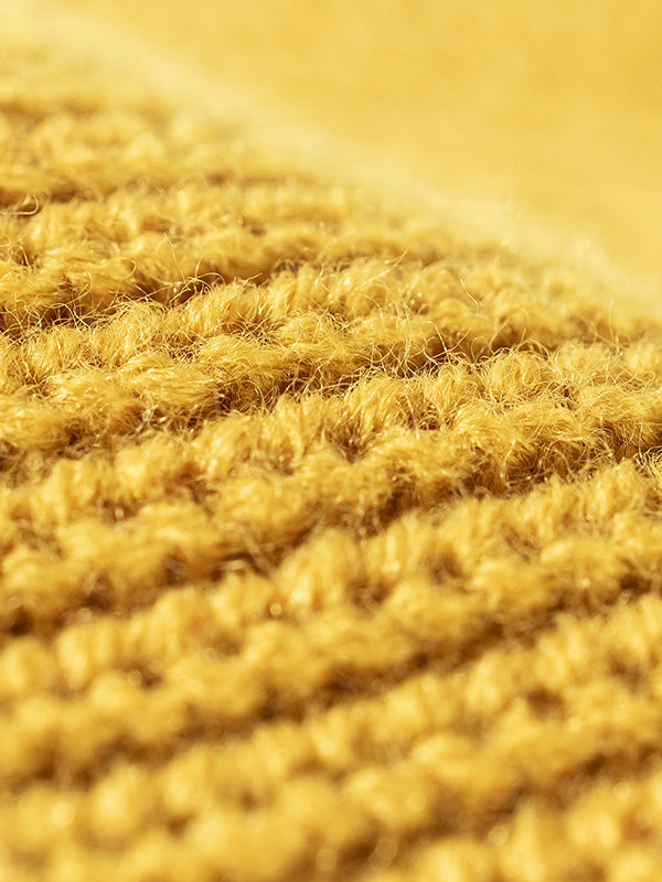 Distressed Cuffed Knit Hat 