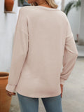 Mandy V-Neck Long Sleeve T-Shirt 