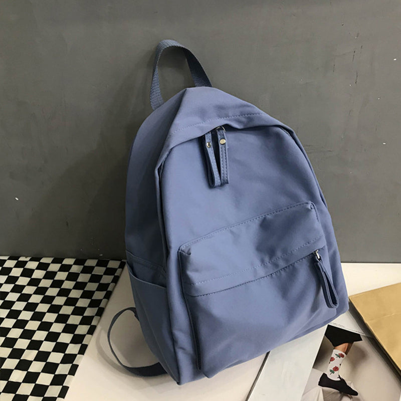 Zip Cotton Backpack Bag 