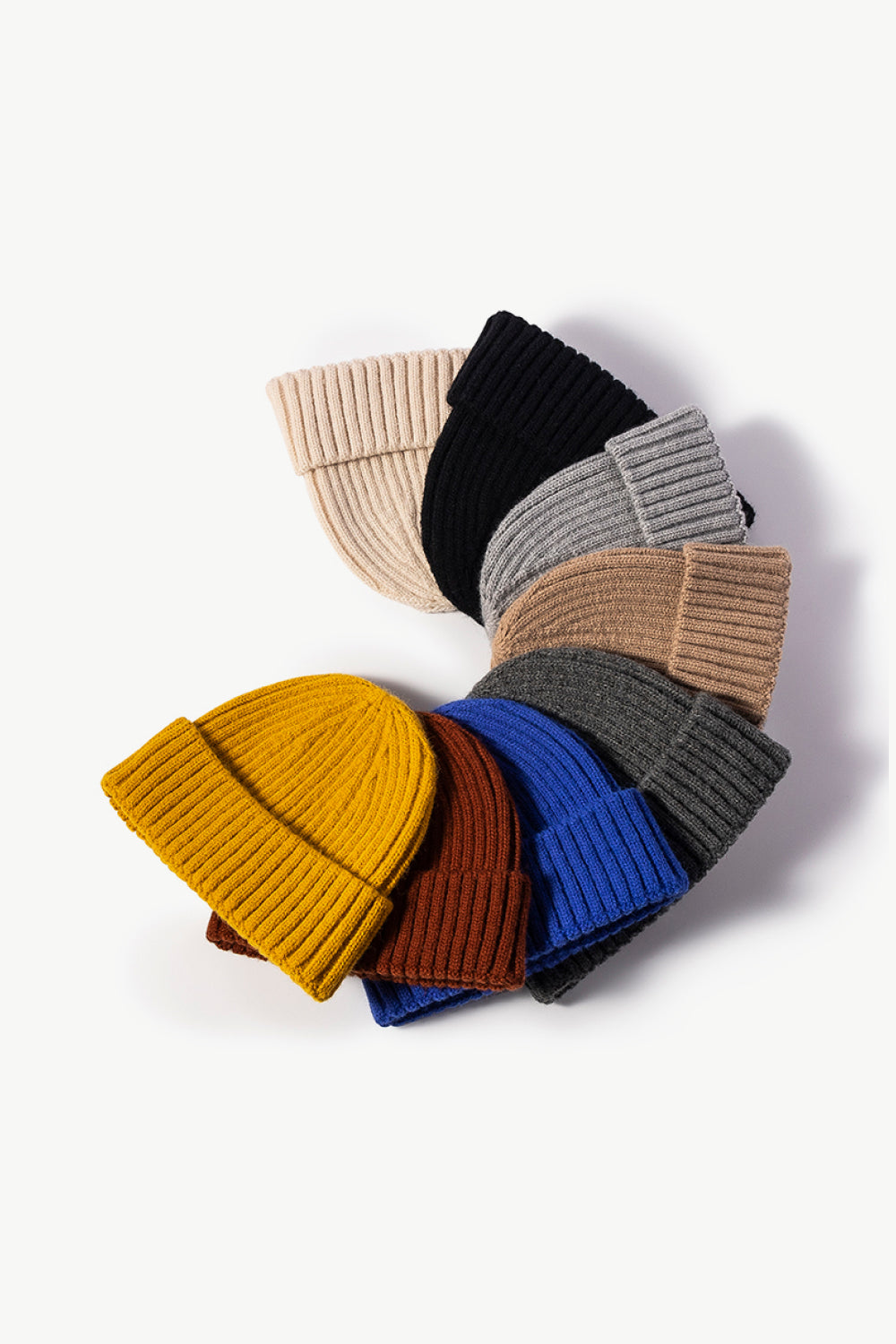 Rib-Knit Cuff Beanie 