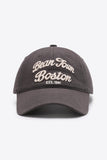 Embroidered Graphic Adjustable Baseball Cap 