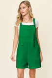 Double Take Full Size Texture Sleeveless Romper 