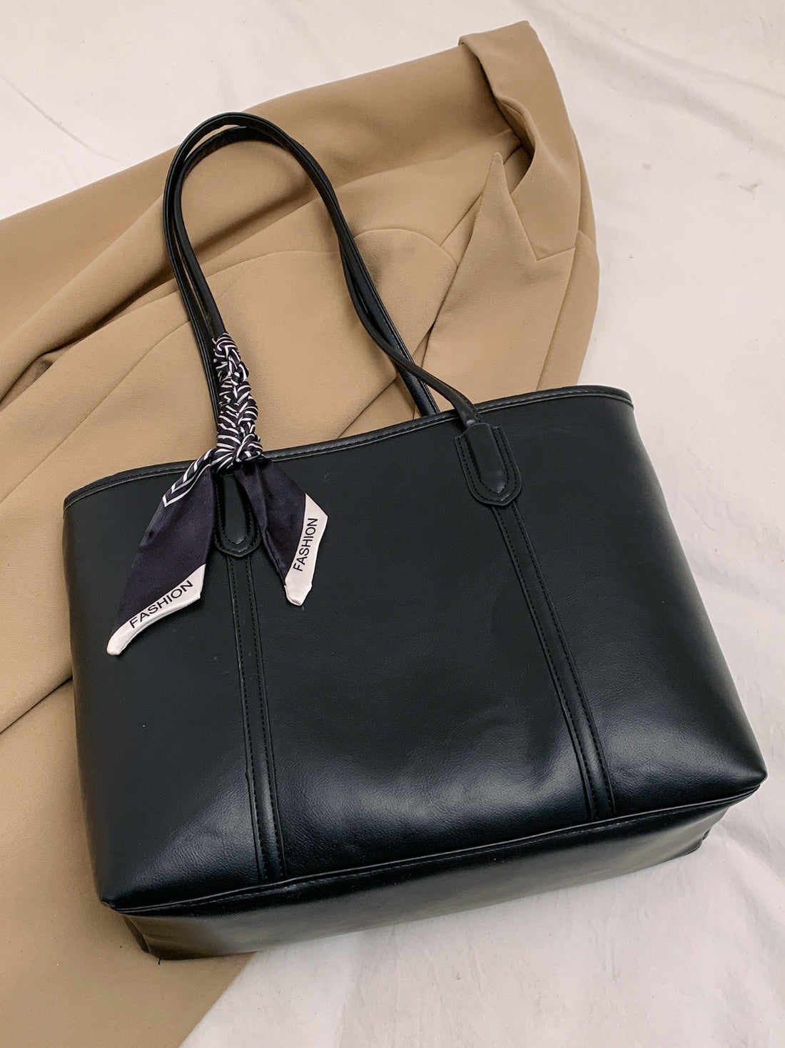 PU Leather Tote Bag 