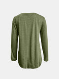 Full Size Reindeer Round Neck Long Sleeve T-Shirt 
