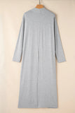 Open Front Long Sleeve Cardigan and Pants Lounge Set Lingerie & Nightwear