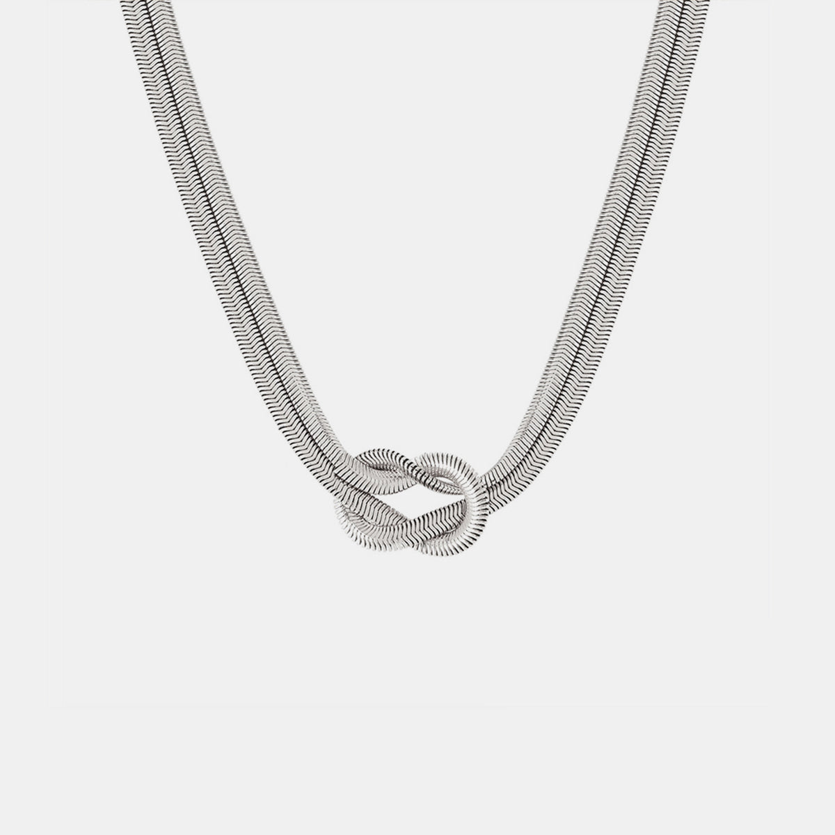 Titanium Steel Knot Necklace 