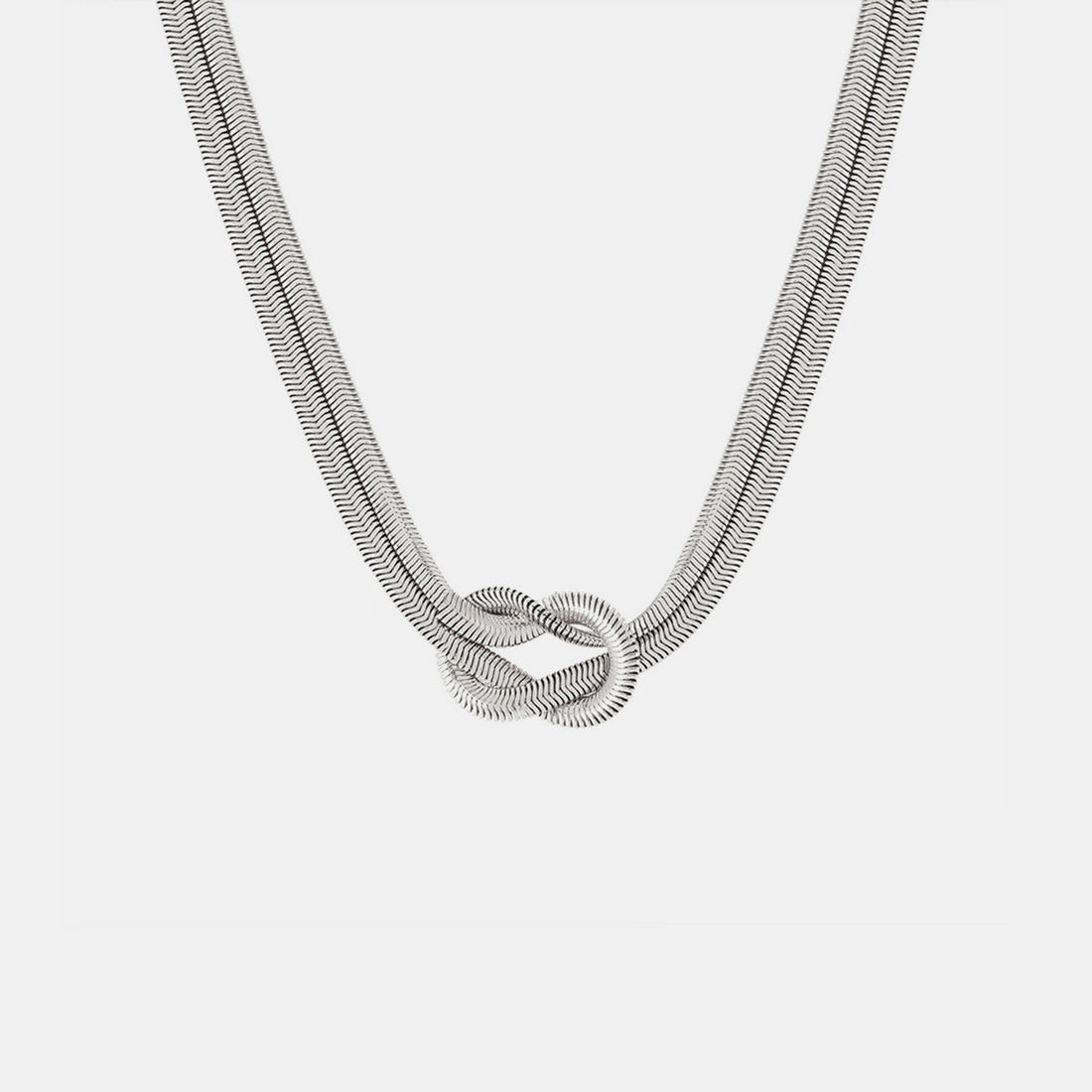 Titanium Steel Knot Necklace 
