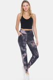 Leggings Depot Tie-Dye High Waist Cropped Leggings leggings