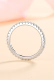 Curious Time 925 Sterling Silver Moissanite Ring 