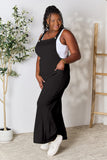 Double Take Full Size Wide Strap Overall with Pockets 