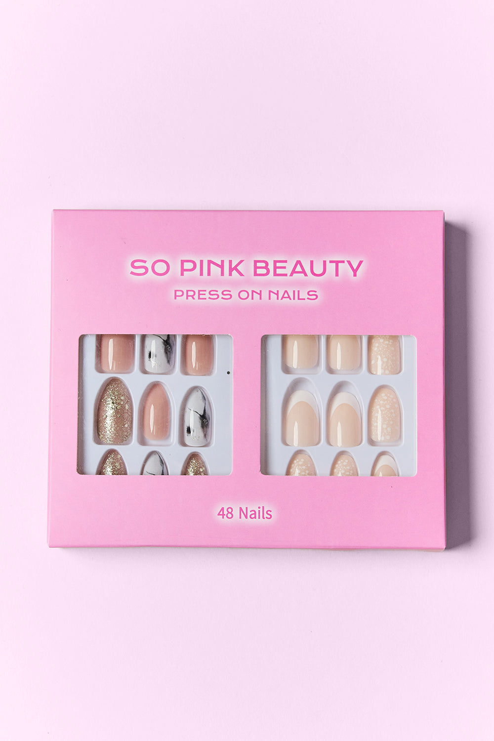 SO PINK BEAUTY Press On Nails 2 Packs 