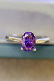 1 Carat Moissanite 4-Prong Solitaire Ring 