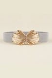 Zinc Alloy Buckle Elastic Belt 