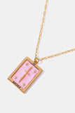 Tarot Card Pendant Copper Necklace 