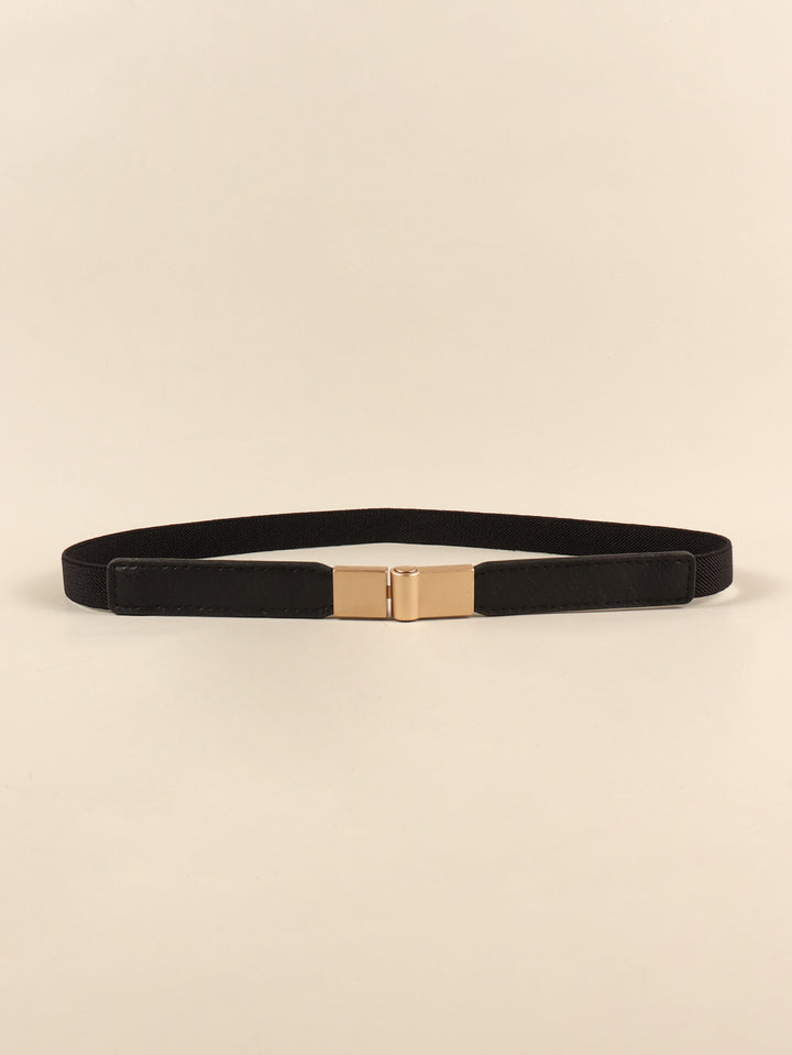 PU Elastic Skinny Belt 