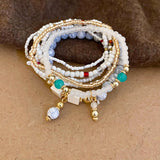 Resin Rice Bead Bracelet 