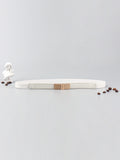 PU Elastic Skinny Belt 