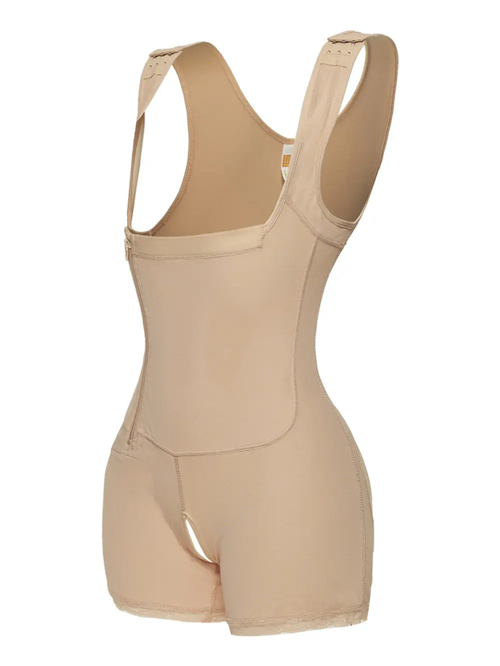 Full Size Side Zip Up Wide Strap Shapewear Lingerie & Nightwear