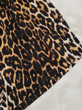 Leopard Lip Graphic Top and Shorts Lounge Set Lingerie & Nightwear