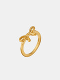 Stainless Steel Bow Ring 