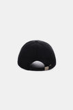 Zenana Ribbon Bow Chenille Patch Baseball Cap 