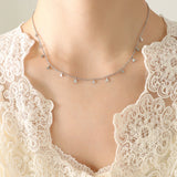 Titanium Steel Charm Necklace 
