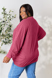 Basic Bae Full Size Ribbed Cocoon Cardigan 