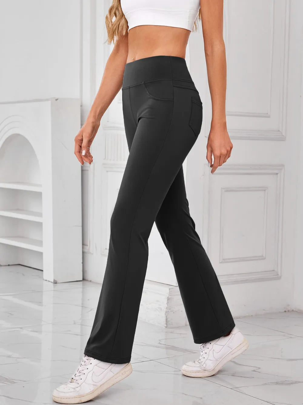 Lovelet High Waist Active Pants with Pockets 
