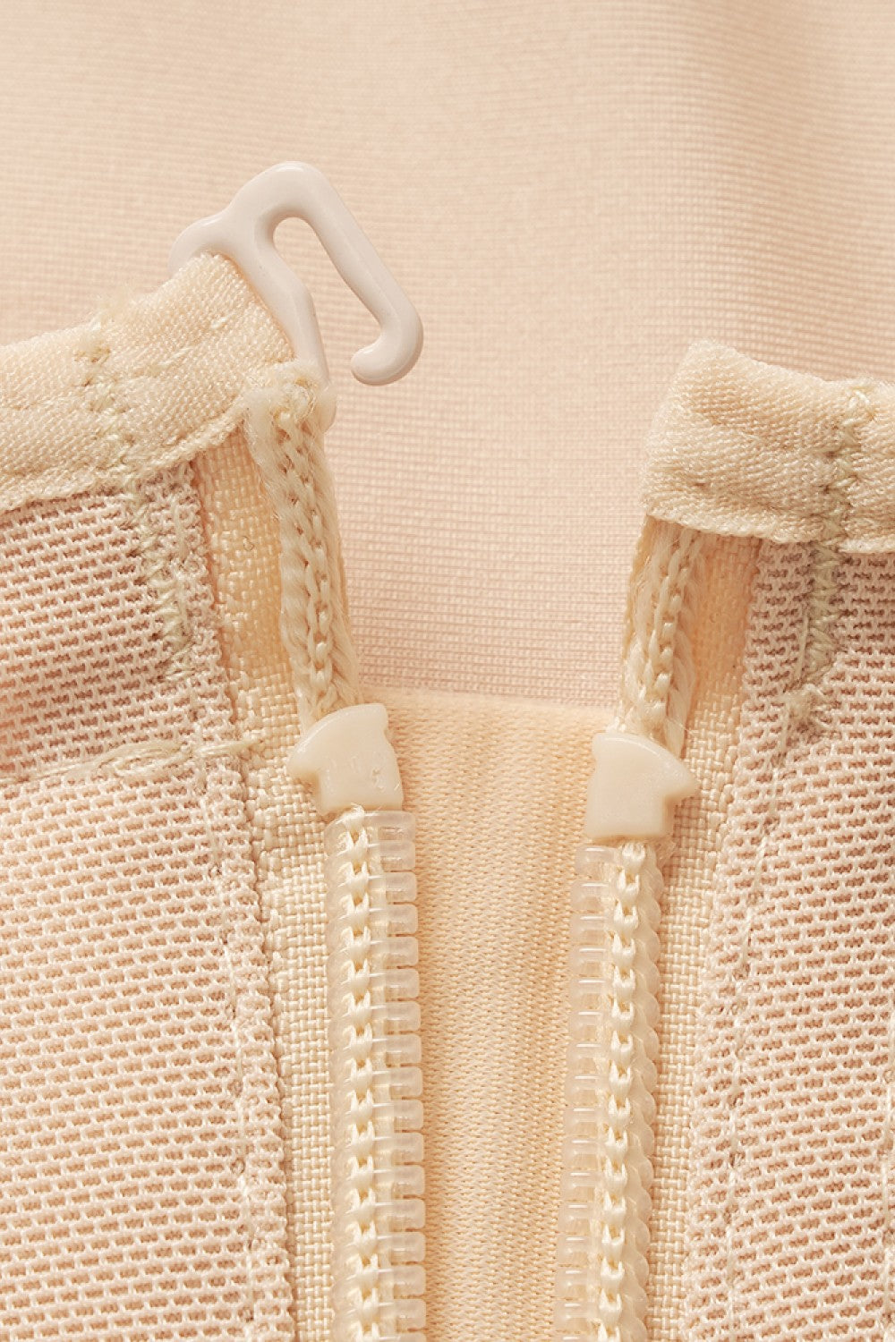 Full Size Side Zipper Under-Bust Shaping Bodysuit 