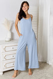 Basic Bae Full Size Spaghetti Strap V-Neck Jumpsuit 
