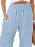 Elastic Waist Pants 